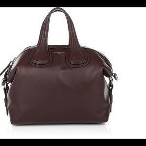 Givenchy small nightingale oxblood NWT a classic